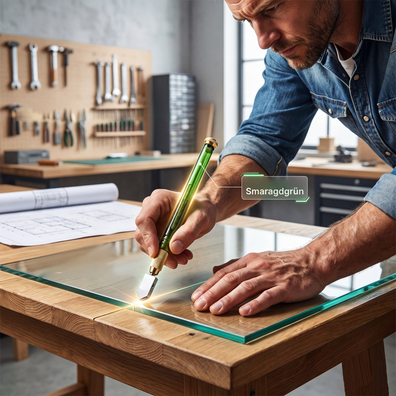 💎🛠️ Professionell glasskärare med skärtrissa – för glas och keramiska plattor ✨