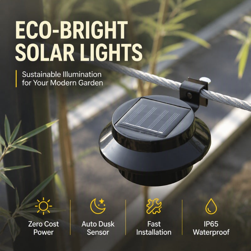 ☀️💡 Solcellsdriven LED-vägglampa för takränna – dekorativ utomhusbelysning för en mysigare uteplats 🏡✨