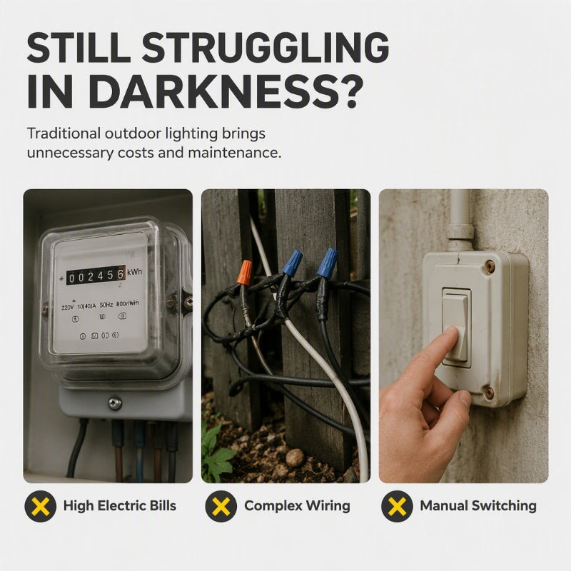 ☀️💡 Solcellsdriven LED-vägglampa för takränna – dekorativ utomhusbelysning för en mysigare uteplats 🏡✨